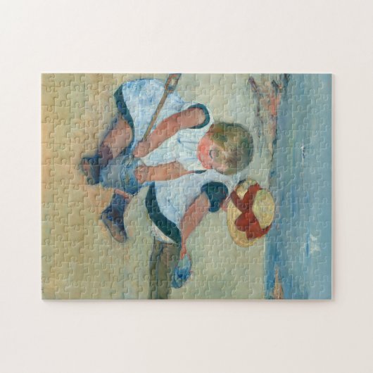 Kinder am Strand | Mary Cassatt Jigsaw Puzzle (Horizontal)
