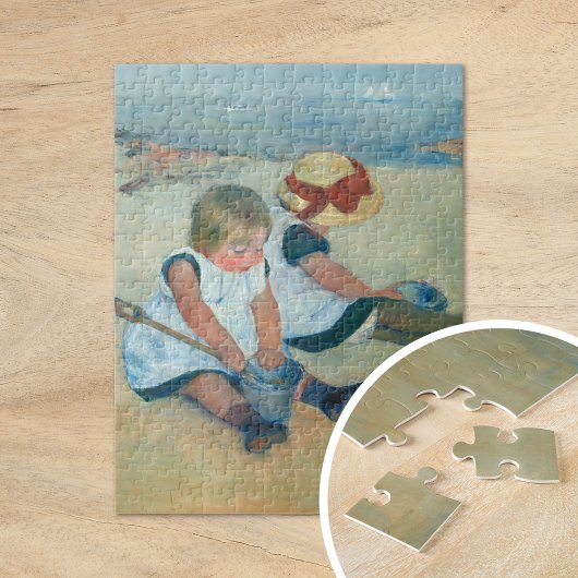 Kinder am Strand | Mary Cassatt Jigsaw Puzzle