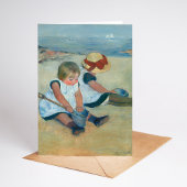 Kinder am Strand | Mary Cassatt Karte