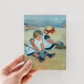 Kinder am Strand | Mary Cassatt Postcard Postkarte