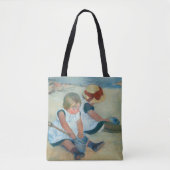 Kinder am Strand | Mary Cassatt Tasche (Vorderseite)