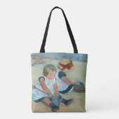 Kinder am Strand | Mary Cassatt Tasche (Rückseite)