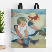 Kinder am Strand | Mary Cassatt Tasche