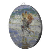 Kinder am Strand (von Edward Henry Potthast) Dartscheibe (Vorderseite rechts)