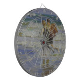 Kinder am Strand (von Edward Henry Potthast) Dartscheibe (Vorderseite Links)