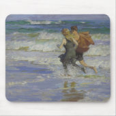 Kinder am Strand (von Edward Henry Potthast) Mousepad (Vorne)
