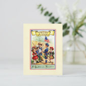 Kinder am Unabhängigkeitstag Postkarte (Stehend Vorderseite)