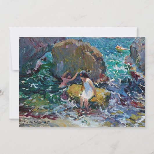 Kinder an der Küste, Jávea | Joaquín Sorolla (Vorderseite)