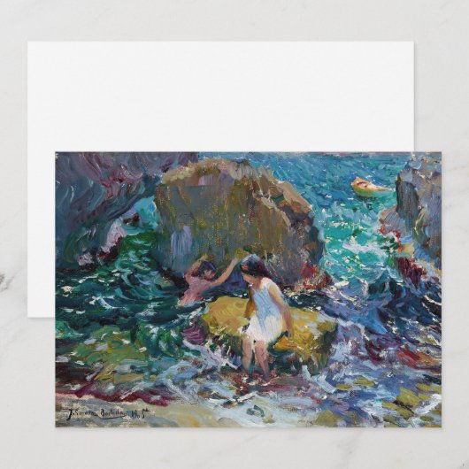 Kinder an der Küste, Jávea | Joaquín Sorolla (Vorne/Hinten)