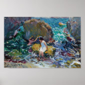 Kinder an der Küste, Jávea | Joaquín Sorolla Poster (Vorne)