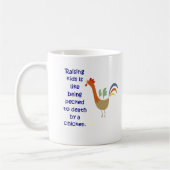 Kinder anzuheben ist wie Pecked zum Tod Kaffeetasse (Links)