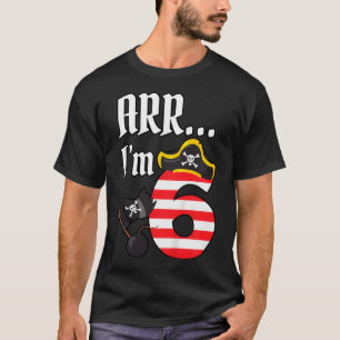Kinder ARR Im 6 Pirate Shirt Pirate T-Shirt