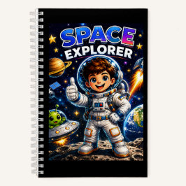 Kinder-Astronauten-Notizbuch | Weltraumforscher Notizblock