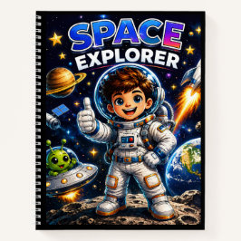 Kinder-Astronauten-Notizbuch | Weltraumforscher Notizblock