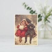 Kinder auf dem Laufsteg Postkarte (Stehend Vorderseite)