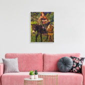 Kinder auf dem Markt (von John Lee) Leinwanddruck (Insitu (Wohnzimmer))