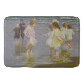 Kinder auf dem Strand (von E.H. Potthast) Badematte (Vorderseite)