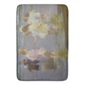 Kinder auf dem Strand (von E.H. Potthast) Badematte (Vorderseite Vertikal)