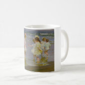 Kinder auf dem Strand (von E.H. Potthast) Kaffeetasse (VorderseiteRechts)