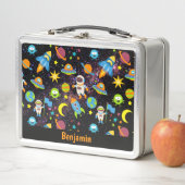 Kinder auf dem Weltraum Metall Brotdose (Beispiel)