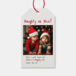 Kinder auf der Geschenkkarte für die unheilvolle L Geschenkanhänger