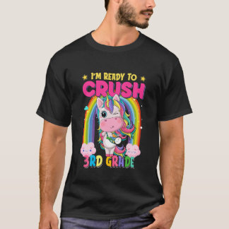 Kinder, auf die ich bereit bin, das 3D-Klingelhorn T-Shirt