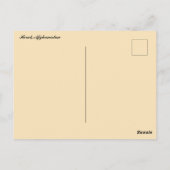 Kinder auf einem Kamel in Herat Afghanistan Postkarte (Rückseite)