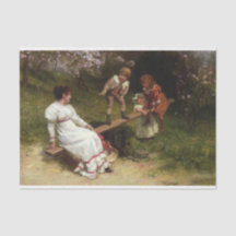 Kinder auf einer Seesaw (von Frederick Morgan)