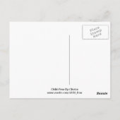 Kinder auf keinen Fall Postkarte (Rückseite)