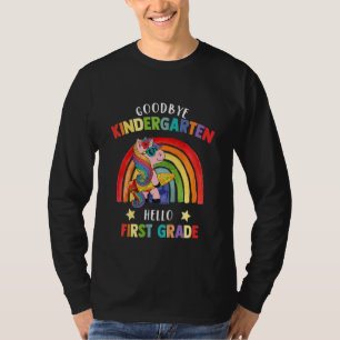 Kinder Auf Wiedersehen Kindergarten Hallo 1. Grade T-Shirt