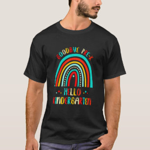 Kinder Auf Wiedersehen Vorschule Hallo Kindergarte T-Shirt
