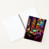 KINDER AUS HELLFARBENEM GLAS NOTIZBLOCK (Innenseite)