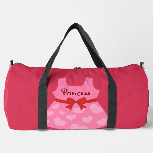Kinder-Ausdruck-Sammlung:Mädchen groß Duffle Bag (Vorderseite)