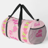 Kinder-Ausdruck-Sammlung: Mädchen groß Duffle Bag (Rechte Ecke)