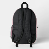 Kinder-Ausdruckssammlung - Mädchen Bedruckter Rucksack (Rückseite)