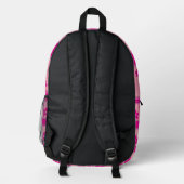 Kinder-Ausdruckssammlung - Mädchen Bedruckter Rucksack (Rückseite)