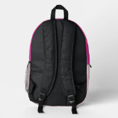 Kinder-Ausdruckssammlung: Mädchen Bedruckter Rucksack (Rückseite)