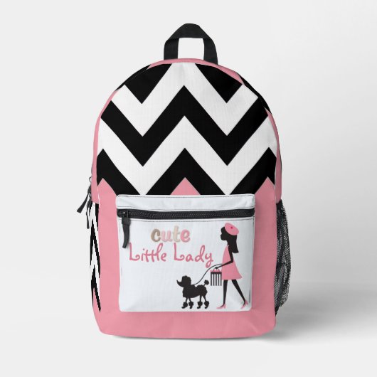Kinder-Ausdruckssammlung - Mädchen Bedruckter Rucksack (Vorderseite)