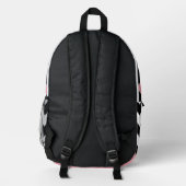 Kinder-Ausdruckssammlung - Mädchen Bedruckter Rucksack (Rückseite)