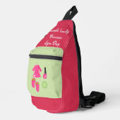 Kinder-Ausdruckssammlung - Mädchen Crossbody Bag (Rechte Ecke)