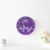 Kinder-Ausdruckssammlung: Mädchen Runde Wanduhr (Zuhause)