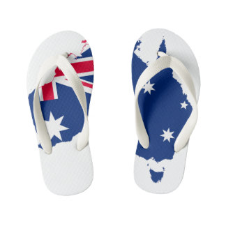 Kinder Australien Karte Thongs Kinderbadesandalen