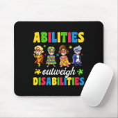 Kinder-Autismus Behinderung Bewusstsein Mousepad (Mit Mouse)