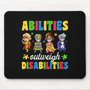 Kinder-Autismus Behinderung Bewusstsein Mousepad