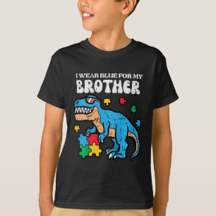 Kinder Autismus Bewusstsein blau für meinen Bruder T-Shirt