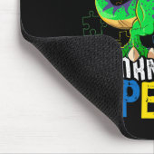 Kinder Autismus Bewusstsein Dino Autismus Kindermä Mousepad (Ecke)