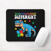Kinder Autismus Bewusstsein Dino ziemlich anders t Mousepad (Mit Mouse)