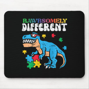 Kinder Autismus Bewusstsein Dino ziemlich anders t Mousepad