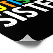 Kinder Autismus Bewusstsein I Liebe mein Schwester Poster (Ecke)