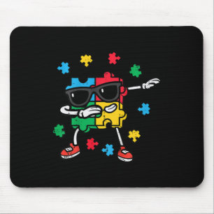 Kinder Autismus Bewusstsein Puzzle Dab Asd Autisti Mousepad